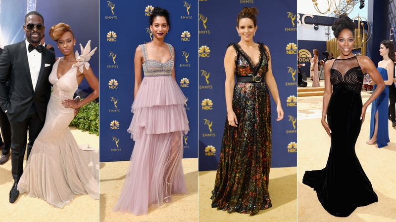 Illustration for article titled All the Demure & Sparkly Shit on the 70th Annual Emmys Red Carpet